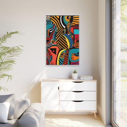 Sankofa Blaze Matte Canvas Wall Art