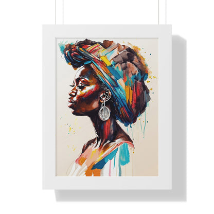 Nyoka Flame Framed Wall Art