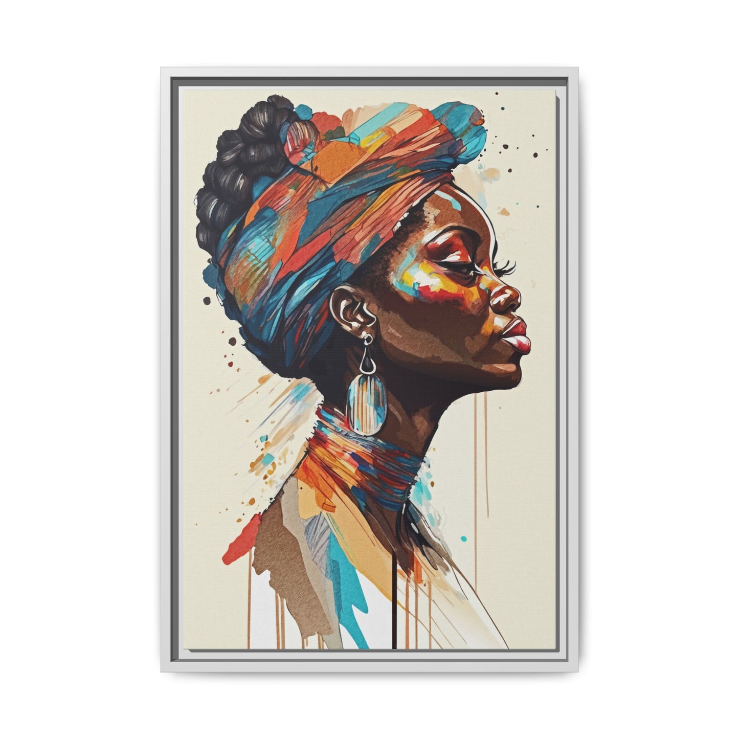 Indigo Spirit Matte Canvas Print