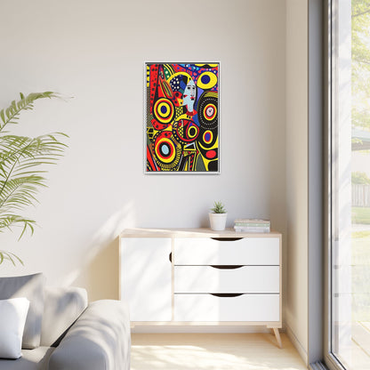 Okira Blaze Matte Canvas Wall Art