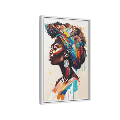 Nyoka Flame Matte Canvas Print