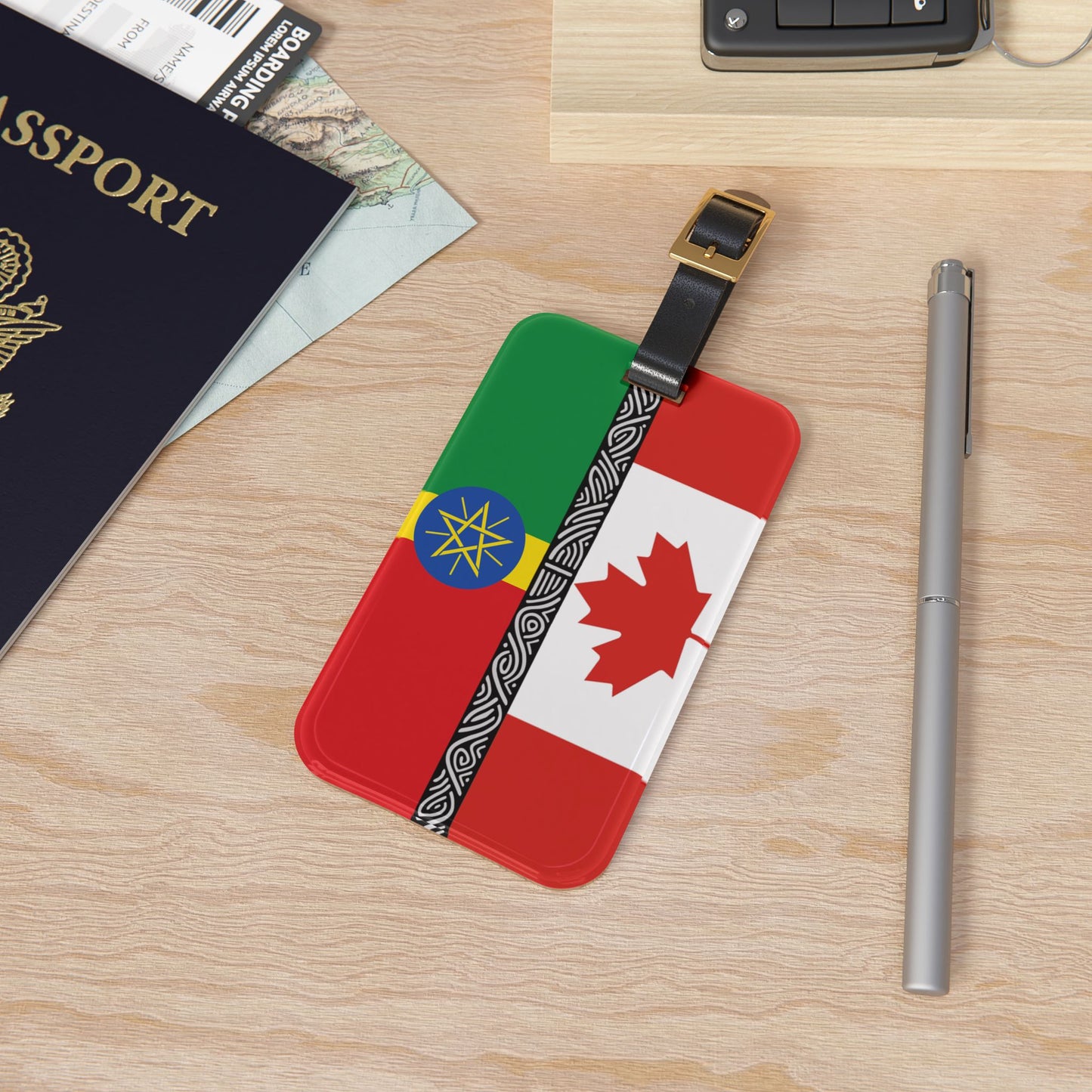 Ethiopia-Canada Diaspora Luggage Tag