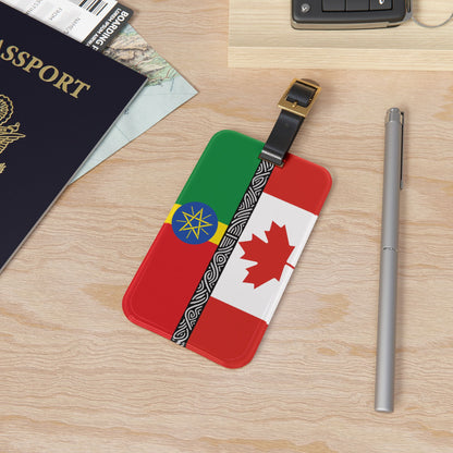 Ethiopia-Canada Diaspora Luggage Tag