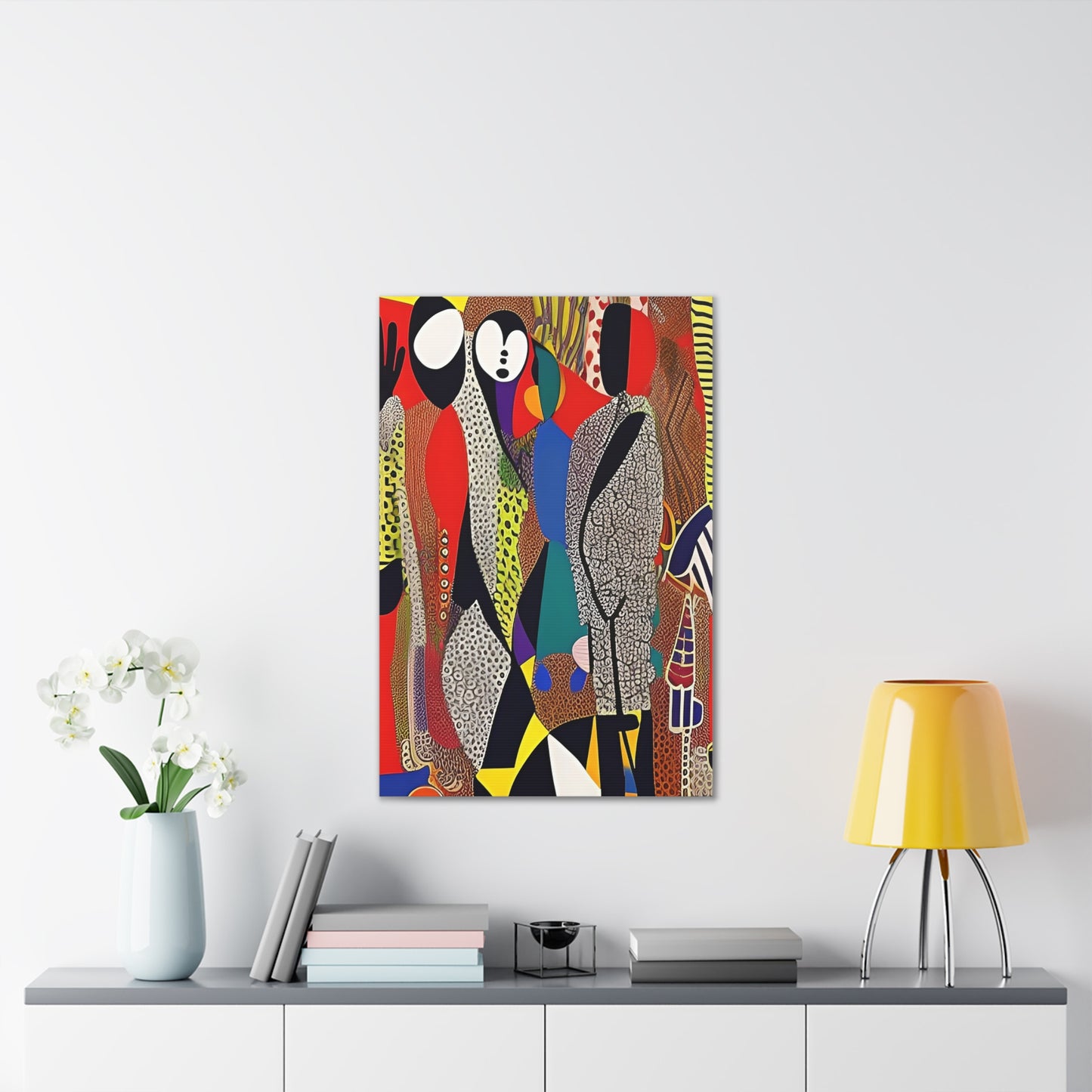 Muti Veins Stretched Canvas Wall Art