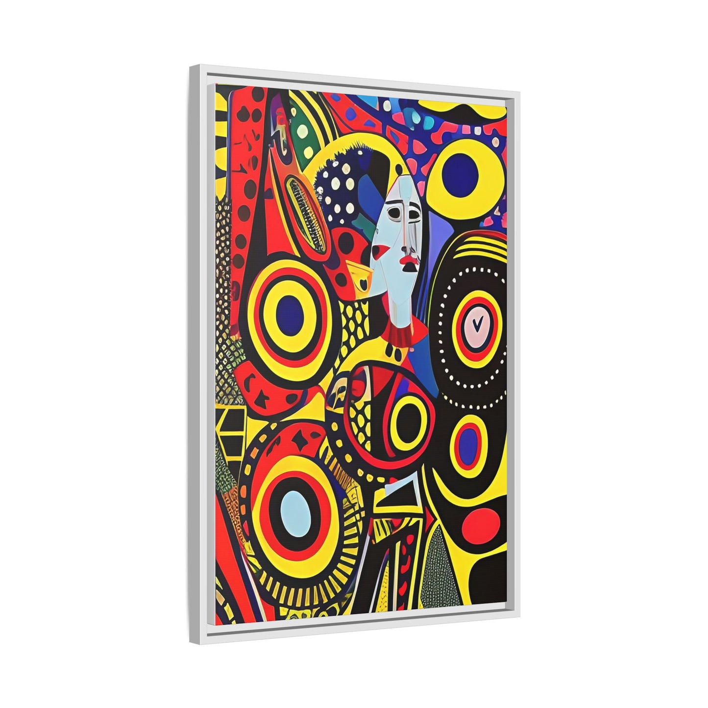 Okira Blaze Matte Canvas Wall Art