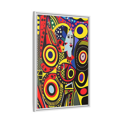 Okira Blaze Matte Canvas Wall Art