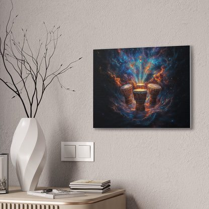 Cosmic Drum Canvas Wall Art