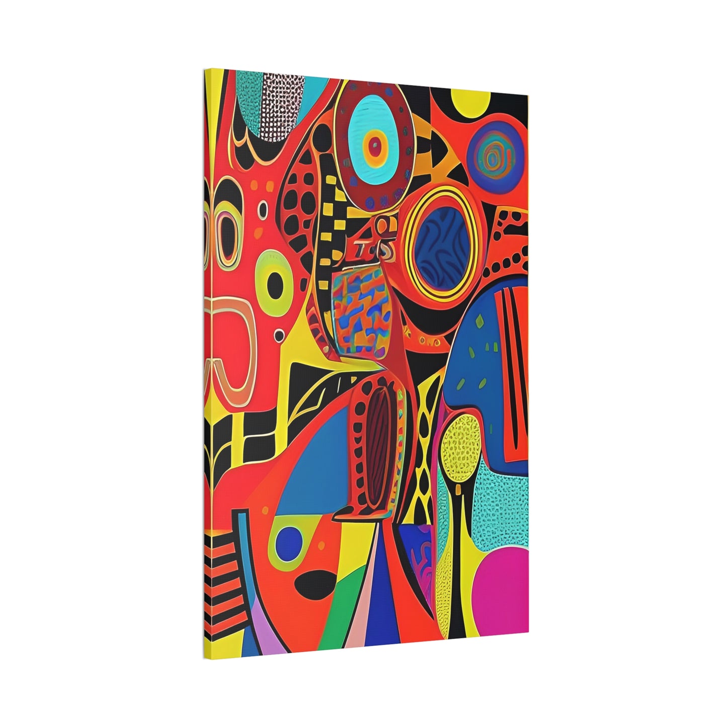 Oba Vibration Stretched Canvas Wall Art