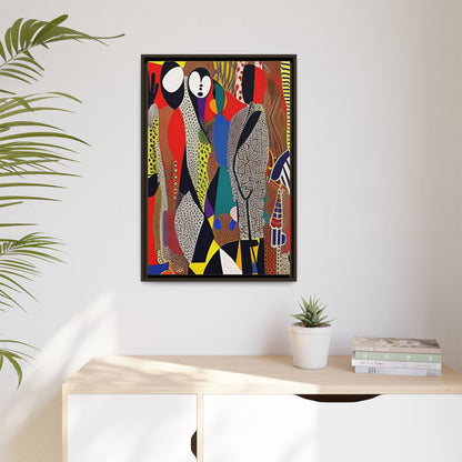 Muti Veins Matte Canvas Wall Art