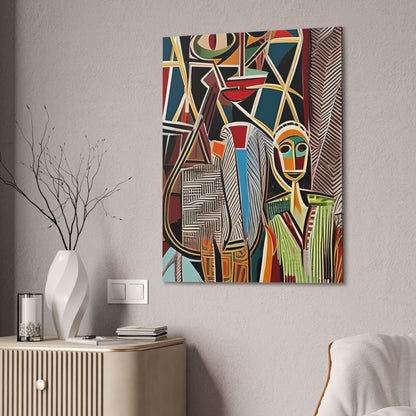 Moya Threads Stretched Canvas Wall Art