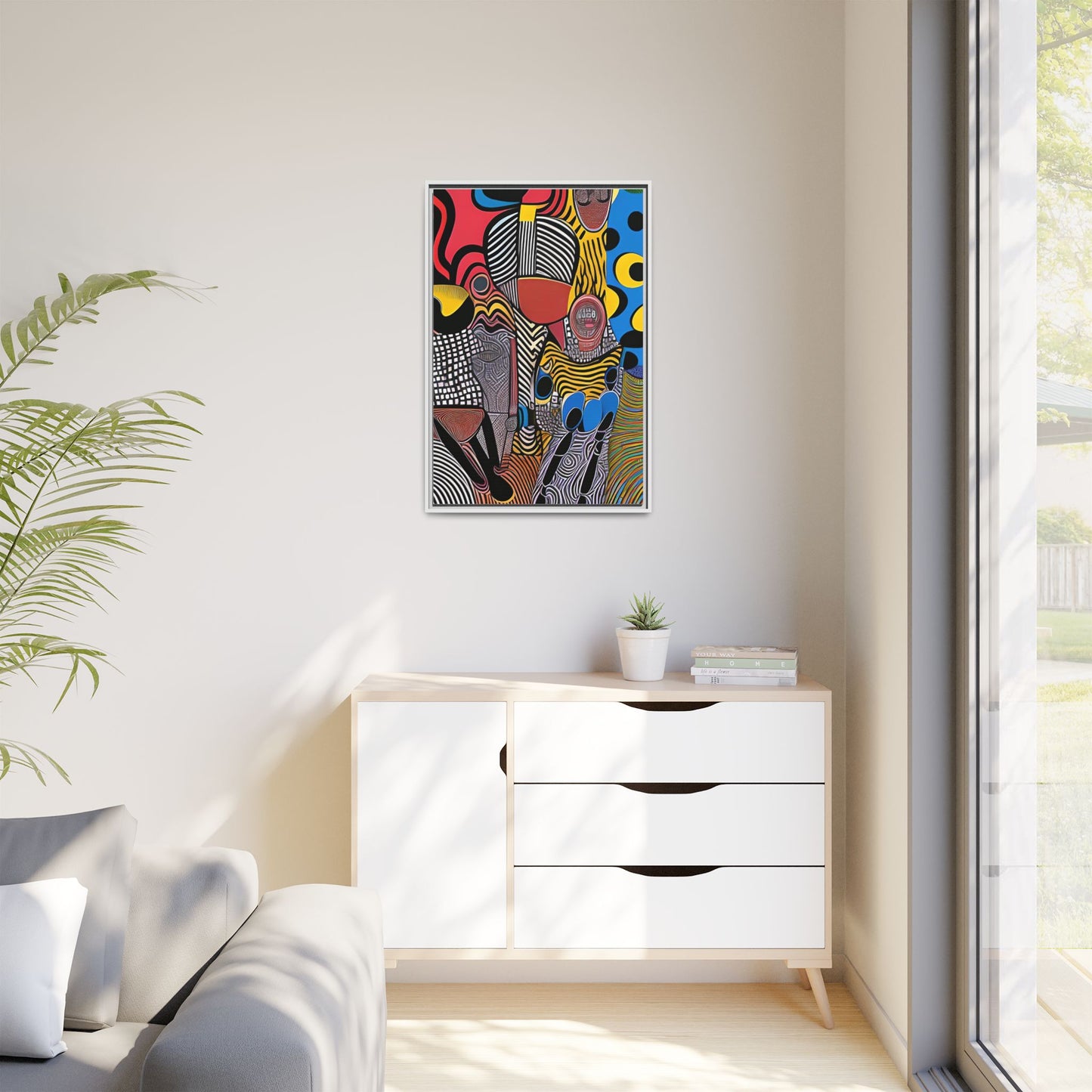 Luba Current Matte Canvas Wall Art