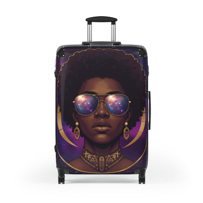 Galactic African Queen Suitcase