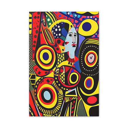 Okira Blaze Stretched Canvas Wall Art