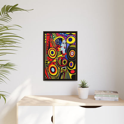 Okira Blaze Matte Canvas Wall Art
