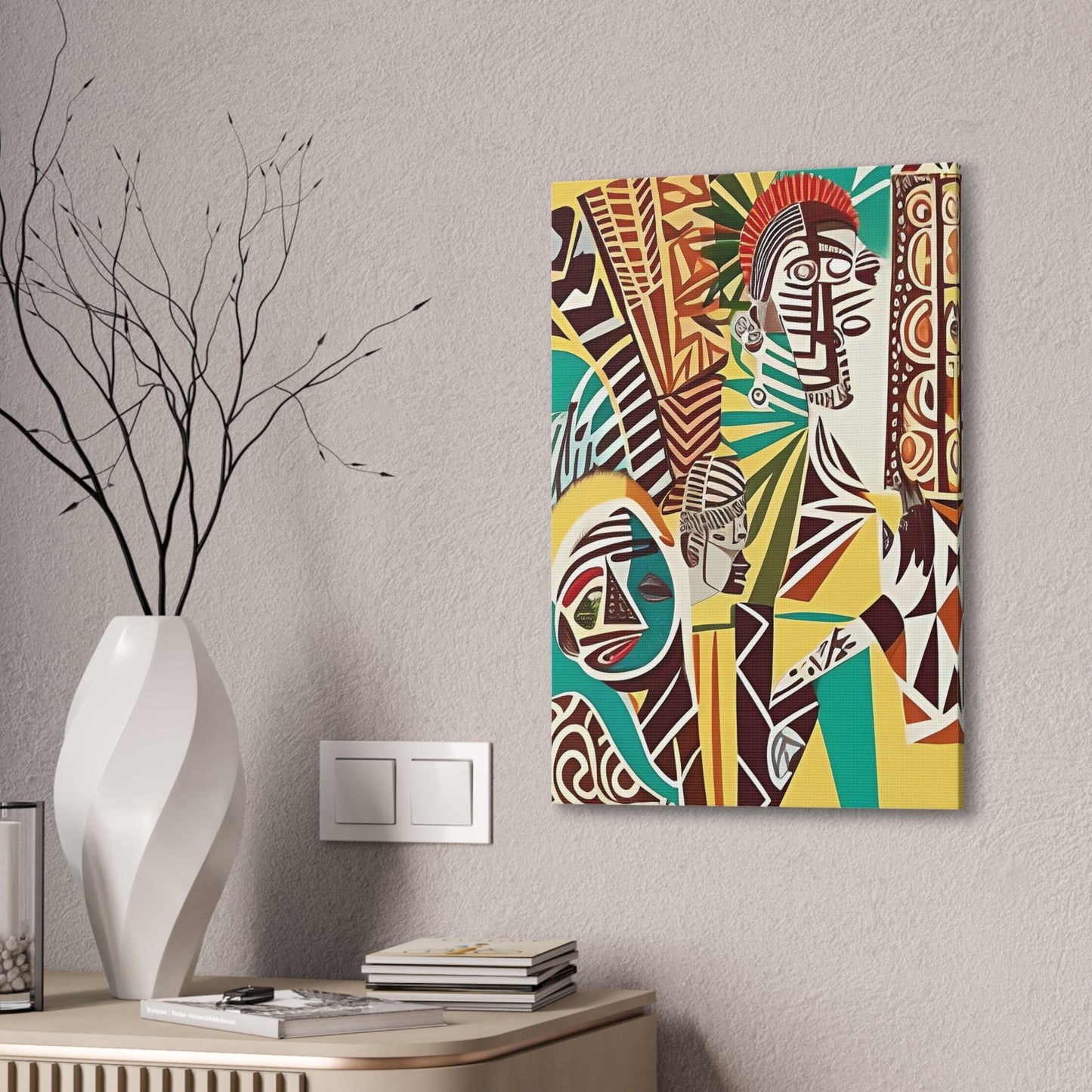 Ekon Rising Stretched Canvas Wall Art