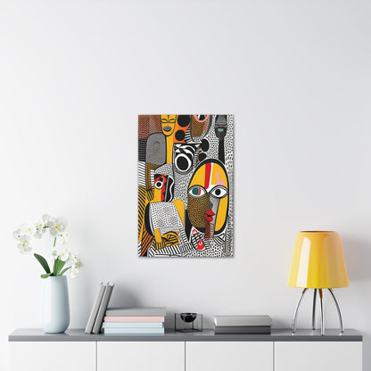 Oju Oracle Stretched Canvas Wall Art