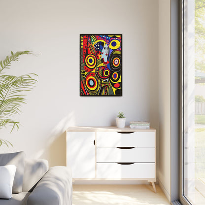 Okira Blaze Matte Canvas Wall Art