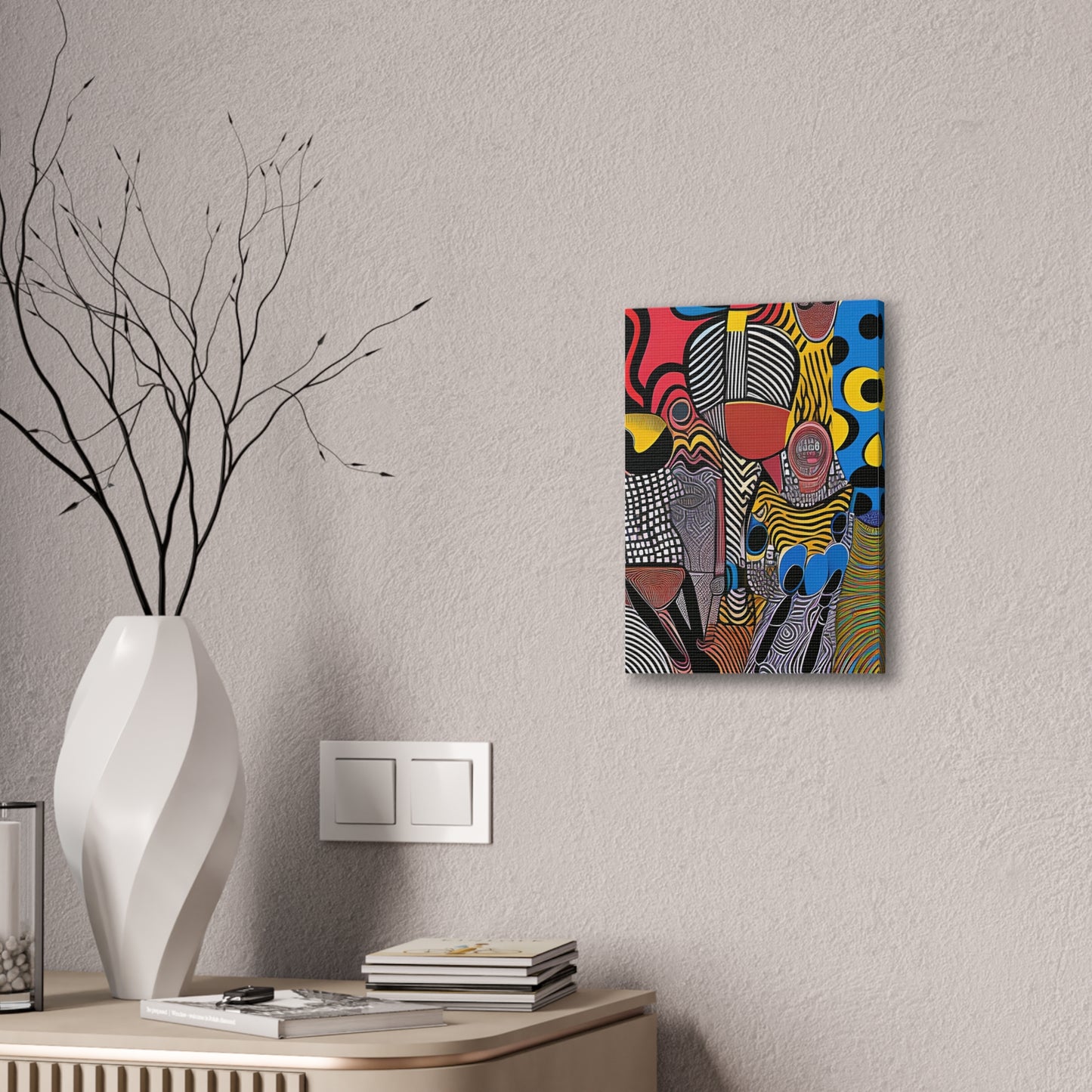 Luba Current Stretched Canvas Print