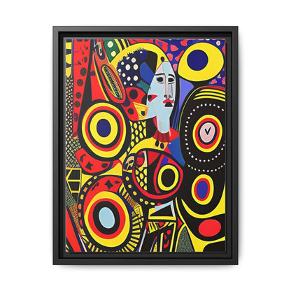 Okira Blaze Matte Canvas Wall Art