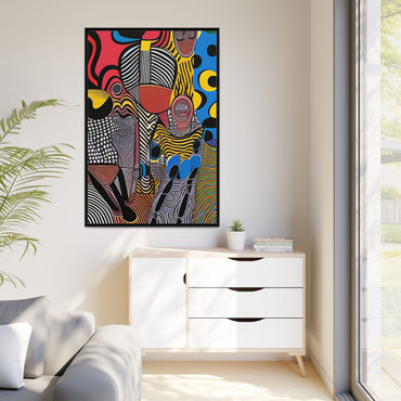 Luba Current Matte Canvas Wall Art