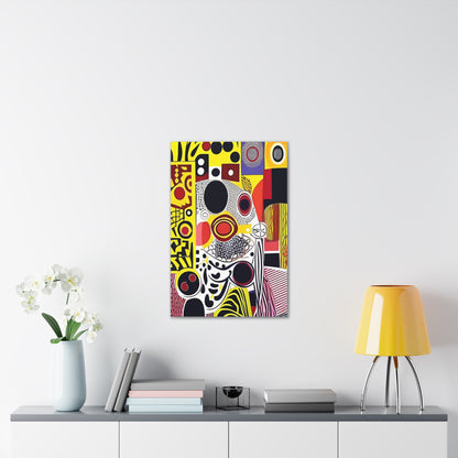 Zamani Echo Stretched Canvas Wall Art