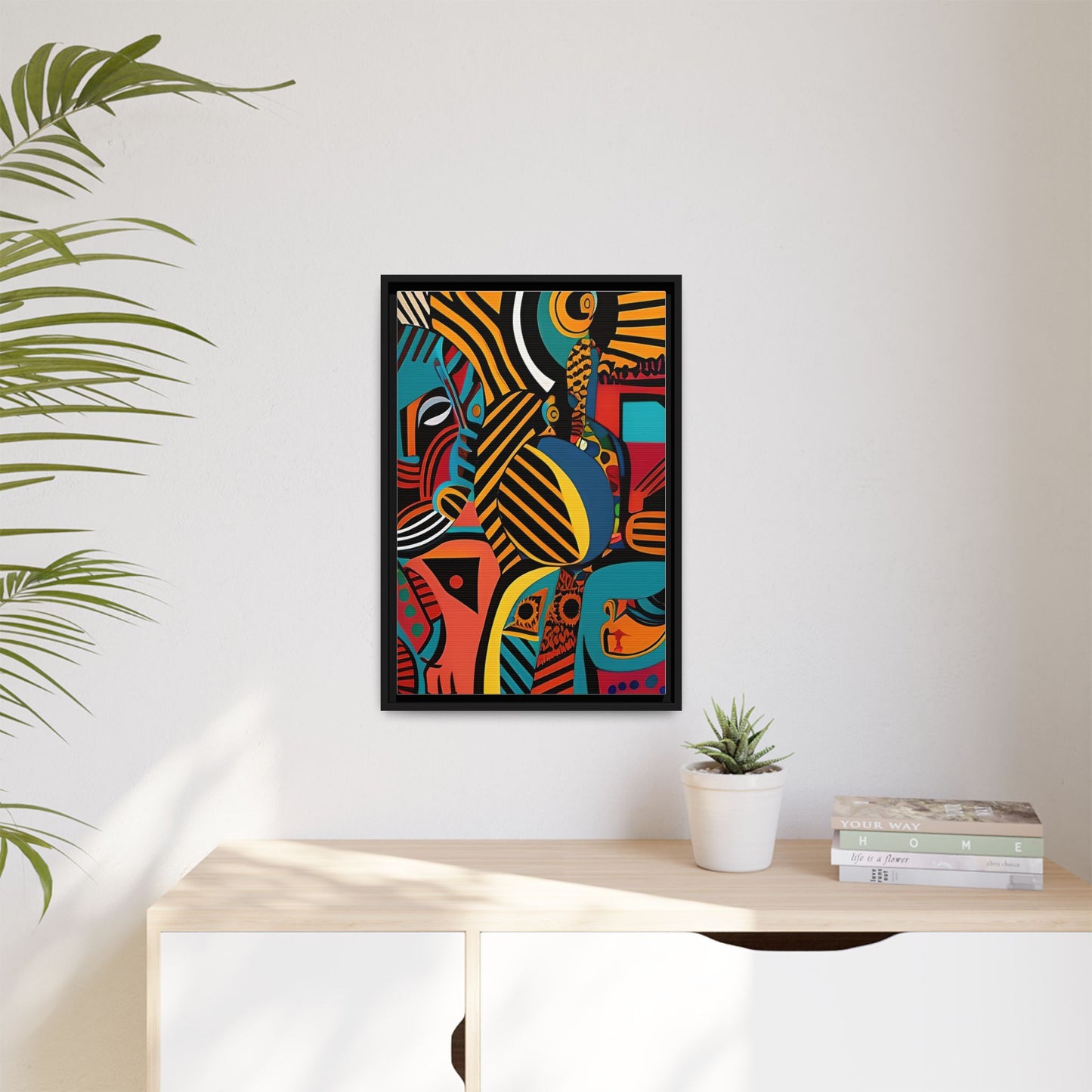 Sankofa Blaze Matte Canvas Wall Art