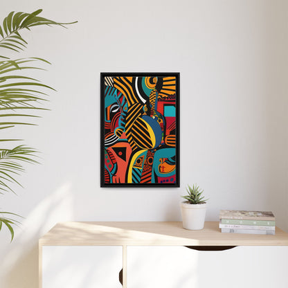 Sankofa Blaze Matte Canvas Wall Art
