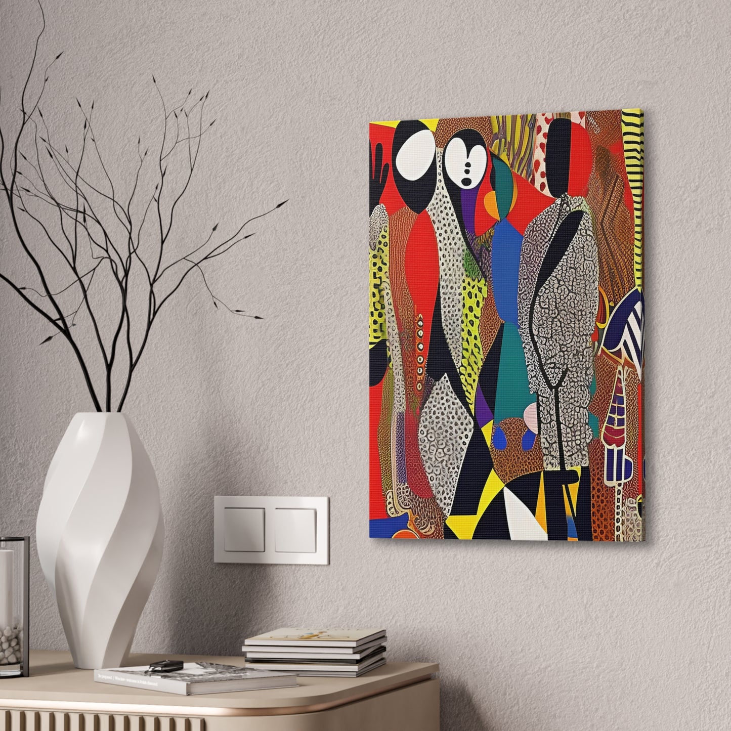 Muti Veins Stretched Canvas Wall Art