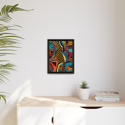 Sankofa Blaze Matte Canvas Wall Art