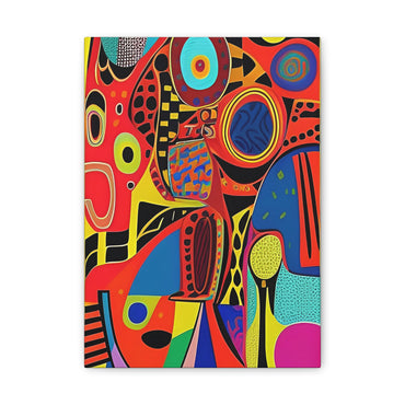 Oba Vibration Stretched Canvas Wall Art