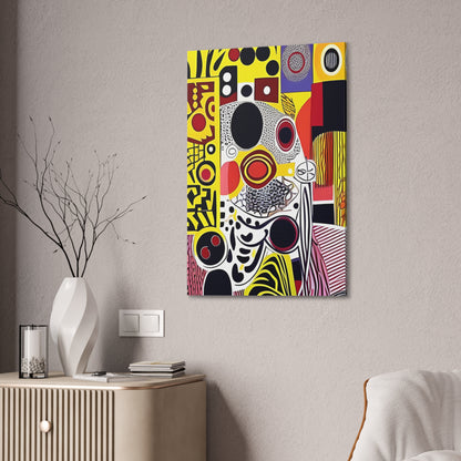 Zamani Echo Stretched Canvas Wall Art