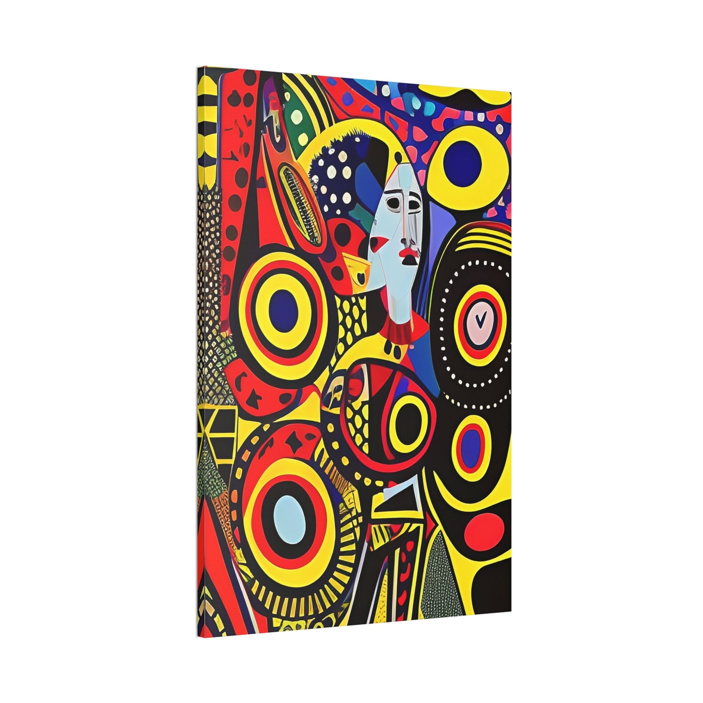 Okira Blaze Stretched Canvas Wall Art