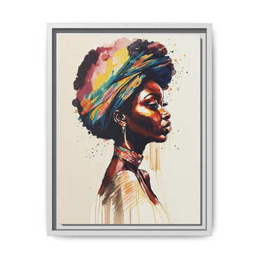Zamani Bloom Matte Canvas Wall Art