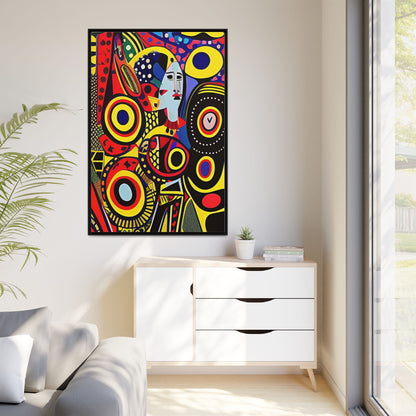 Okira Blaze Matte Canvas Wall Art