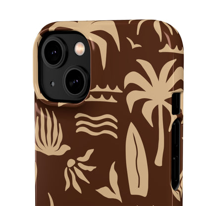 Vintage Tropical Snap Case for iPhone®