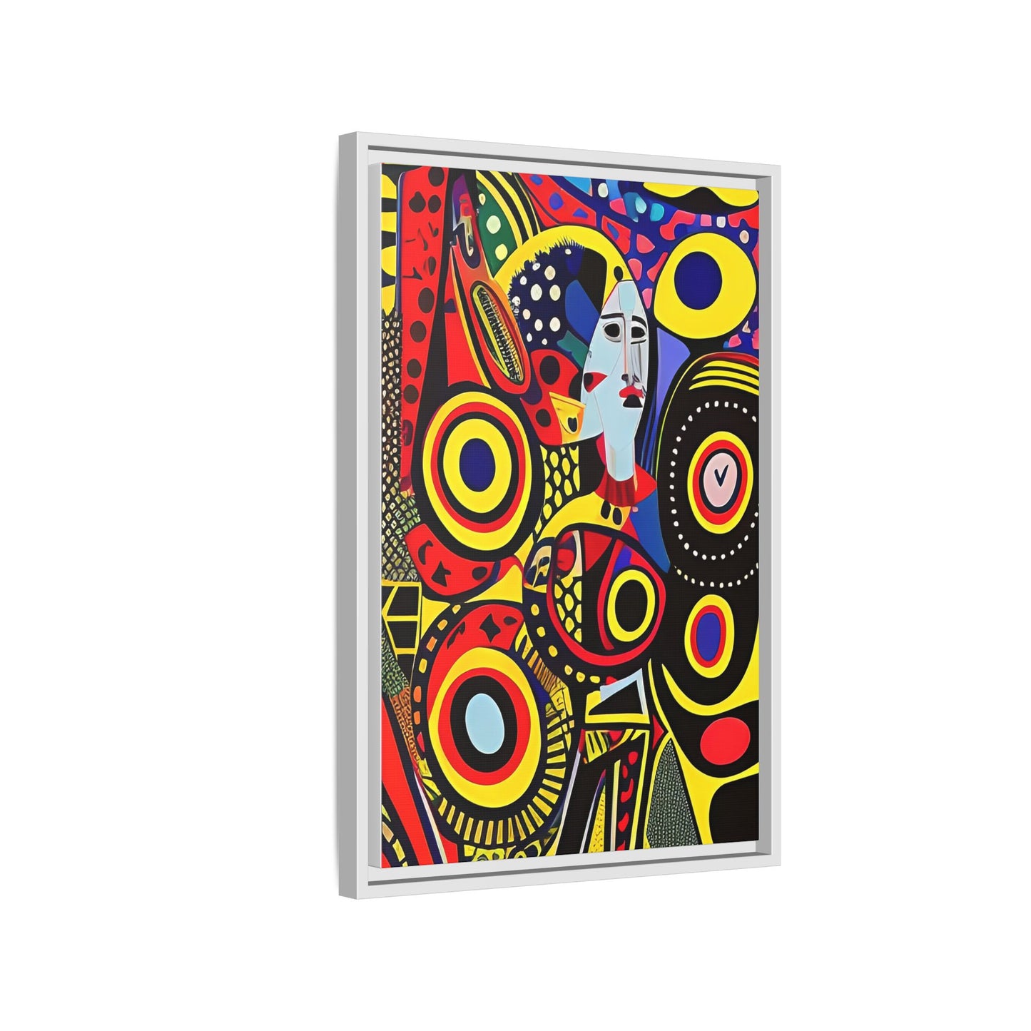 Okira Blaze Matte Canvas Wall Art