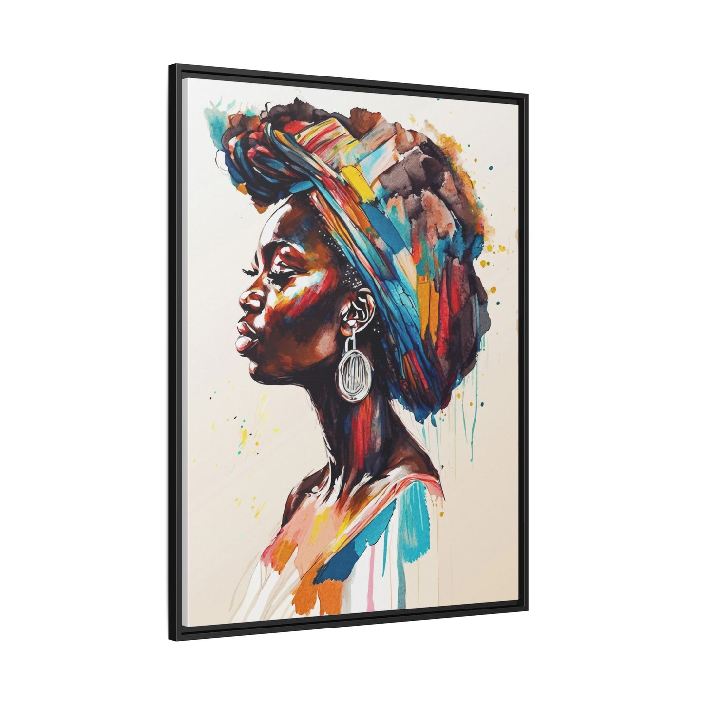Nyoka Flame Matte Canvas Print