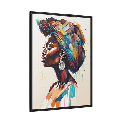 Nyoka Flame Matte Canvas Print