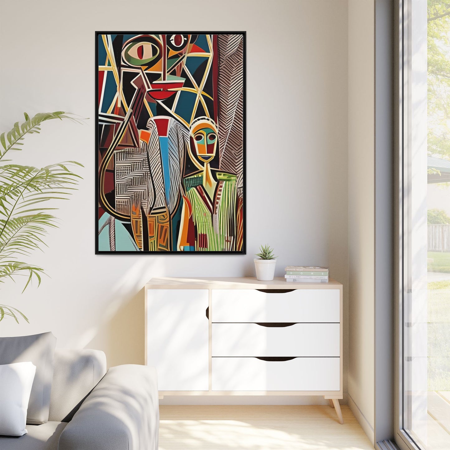 Moya Threads Matte Canvas Wall Art