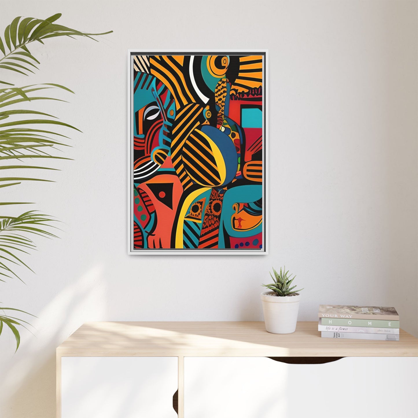 Sankofa Blaze Matte Canvas Wall Art