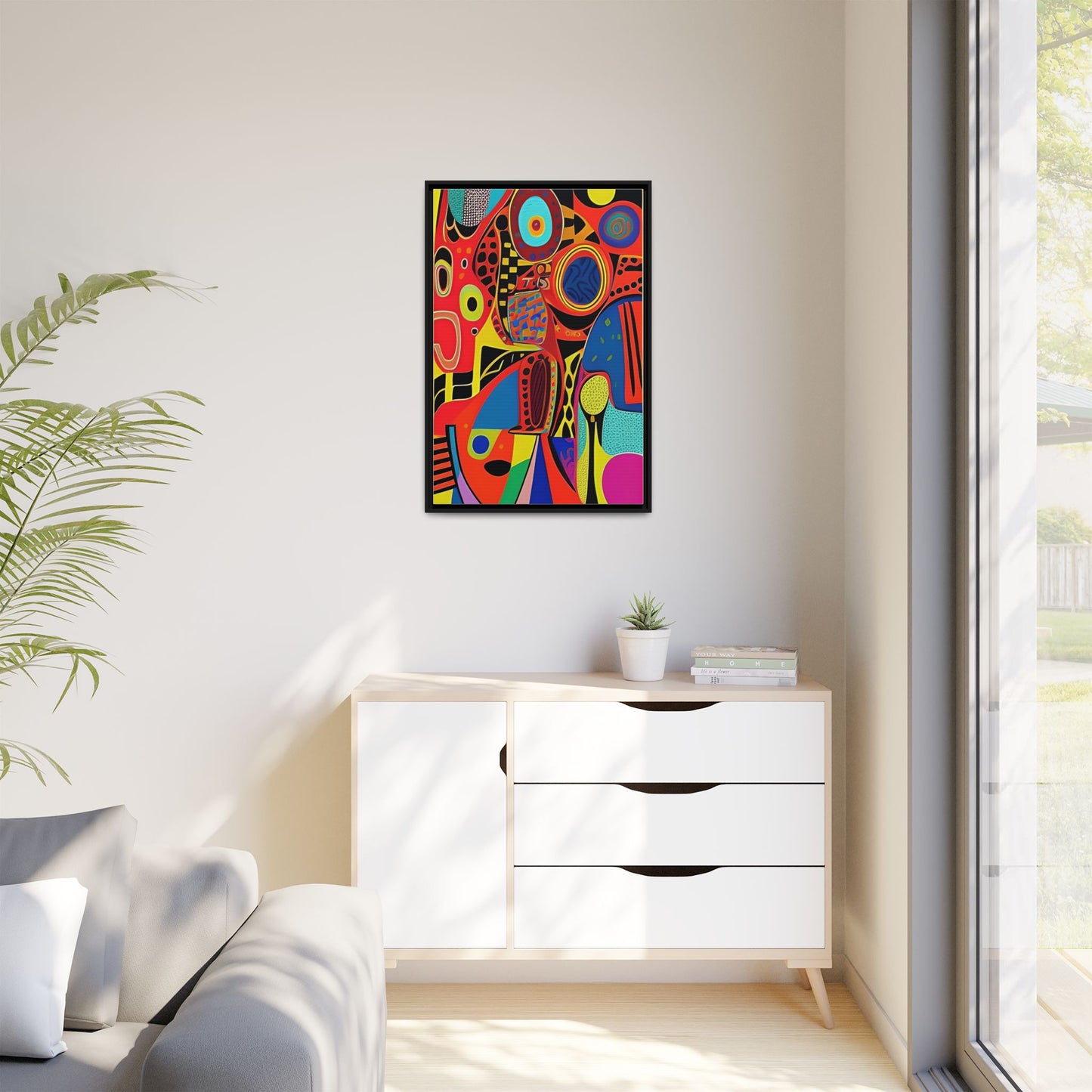 Oba Vibration Matte Canvas Wall Art