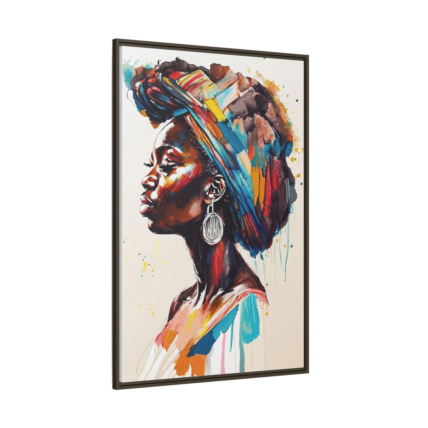 Nyoka Flame Matte Canvas Print