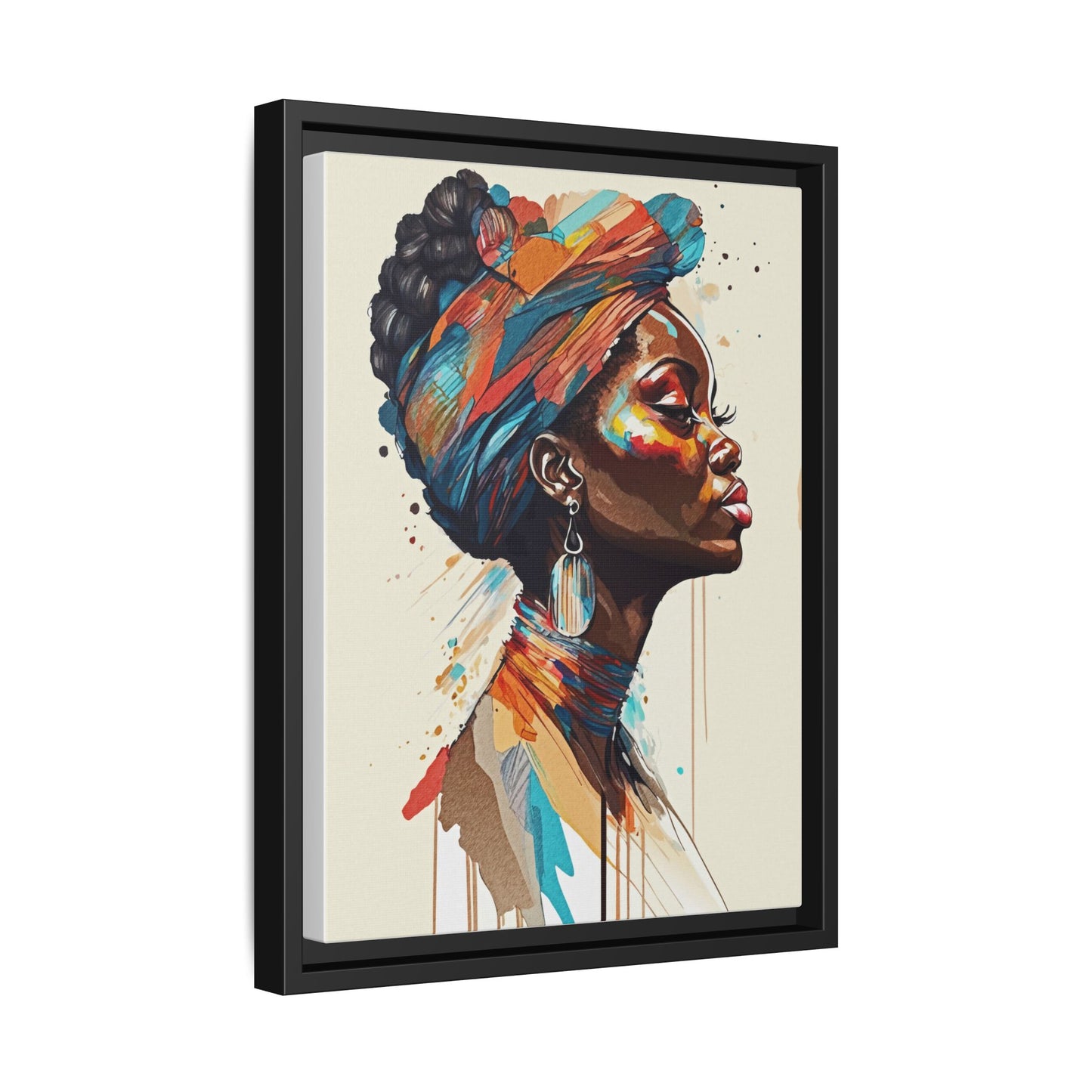 Indigo Spirit Matte Canvas Print