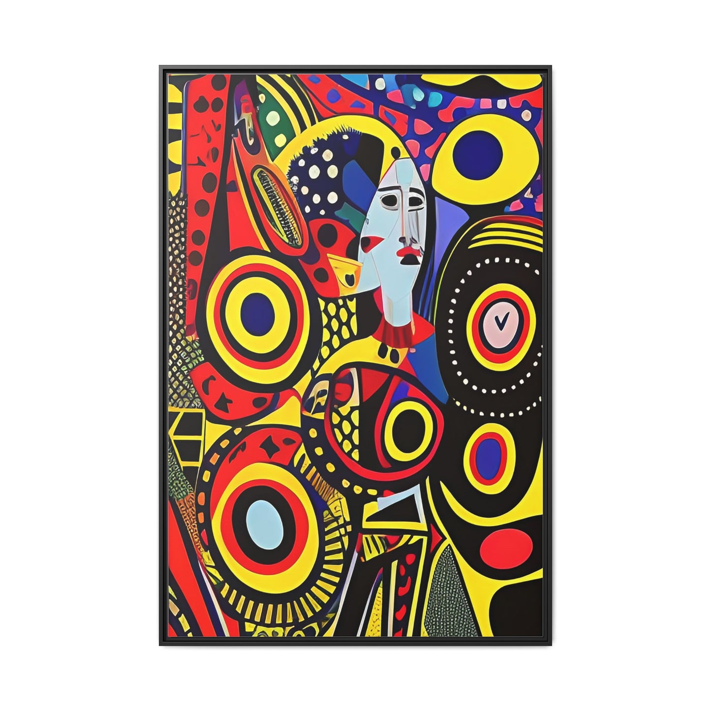 Okira Blaze Matte Canvas Wall Art