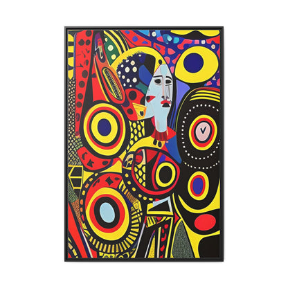 Okira Blaze Matte Canvas Wall Art