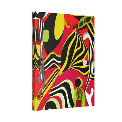 Ngoma Drift Stretched Canvas Wall Art
