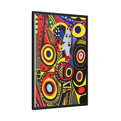 Okira Blaze Matte Canvas Wall Art