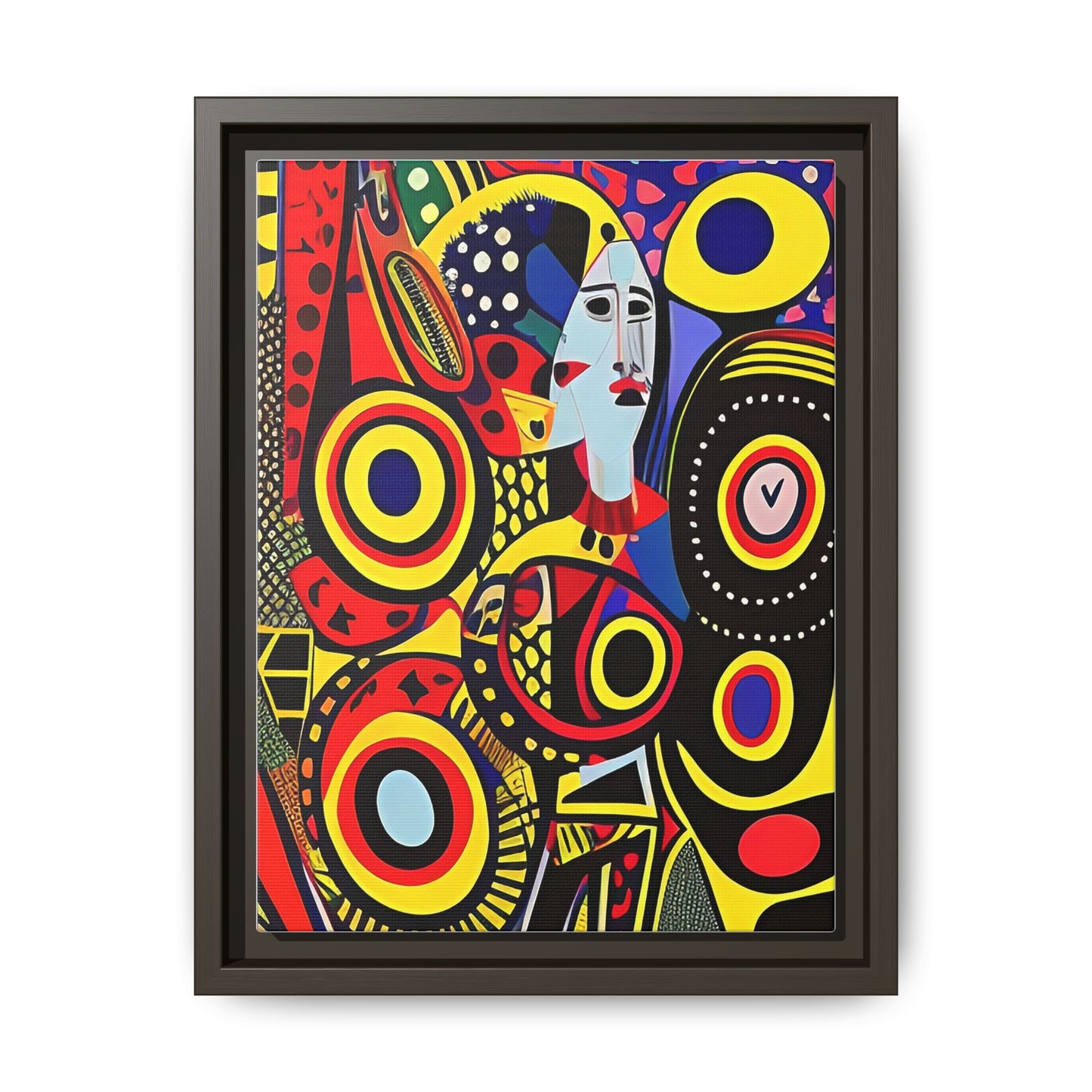 Okira Blaze Matte Canvas Wall Art