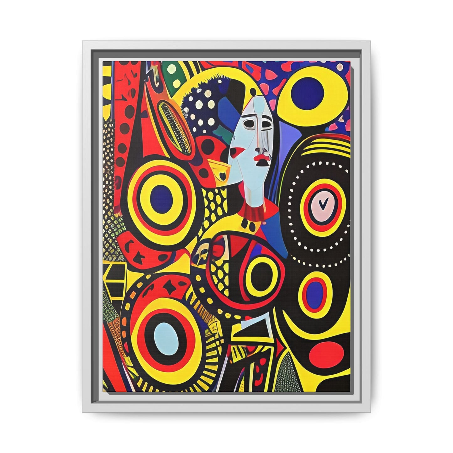 Okira Blaze Matte Canvas Wall Art