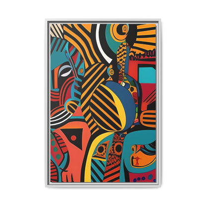 Sankofa Blaze Matte Canvas Wall Art